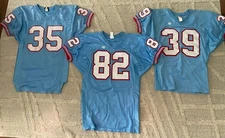 Houston Oilers Vintage 70s-80s Game Used Football Jersey