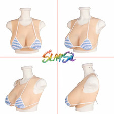 C-G Cup Silicone Breast Forms Breast Plates Fake Boobs Crossdresser Drag Queen