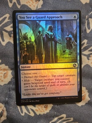 You See a Guard Approach FOIL Forgotten Realms MTG Magic