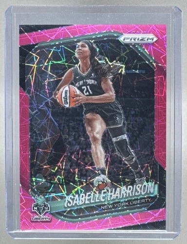 Isabelle Harrison 2025 Panini WNBA Prizm #12 Pink Velocity /79