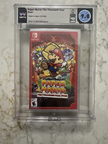 Paper Mario: The Thousand-Year Door Nintendo Switch WATA Graded 9.8  A++ New
