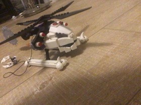 LEGO Ninjago Lightning Dragon Battle 2521 Skull Helicopter Only 99% (Retired)