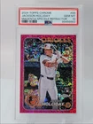 JACKSON HOLLIDAY 2024 TOPPS CHROME ROOKIE MAGENTA SPECKLE RC /350 PSA 10 Q1217