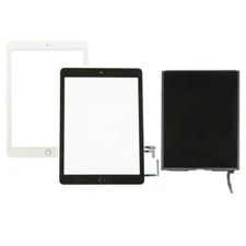 LOT LCD Display Touch Screen Digitizer +Home Button For iPad 5th Gen A1822 A1823