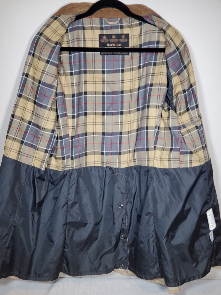 Barbour Lightweight Newmarket Jacket Waterproof Lined Trench