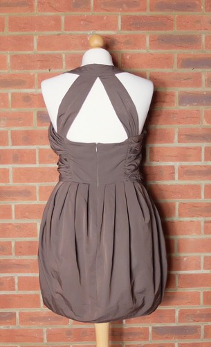 All Saints Elliah Halter Strap Brown Bubble Skirt Dress UK 12 *read description* - Picture 6 of 12