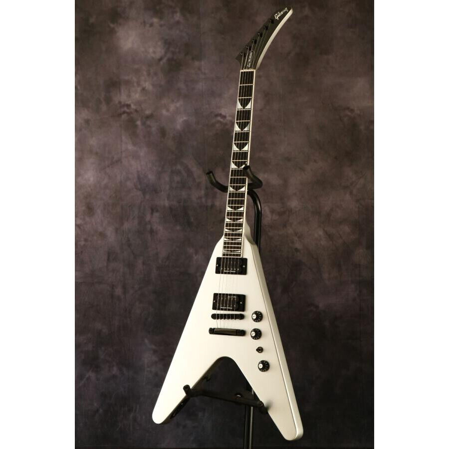 Gibson USA / Dave Mustaine Flying V EXP Silver Metallic