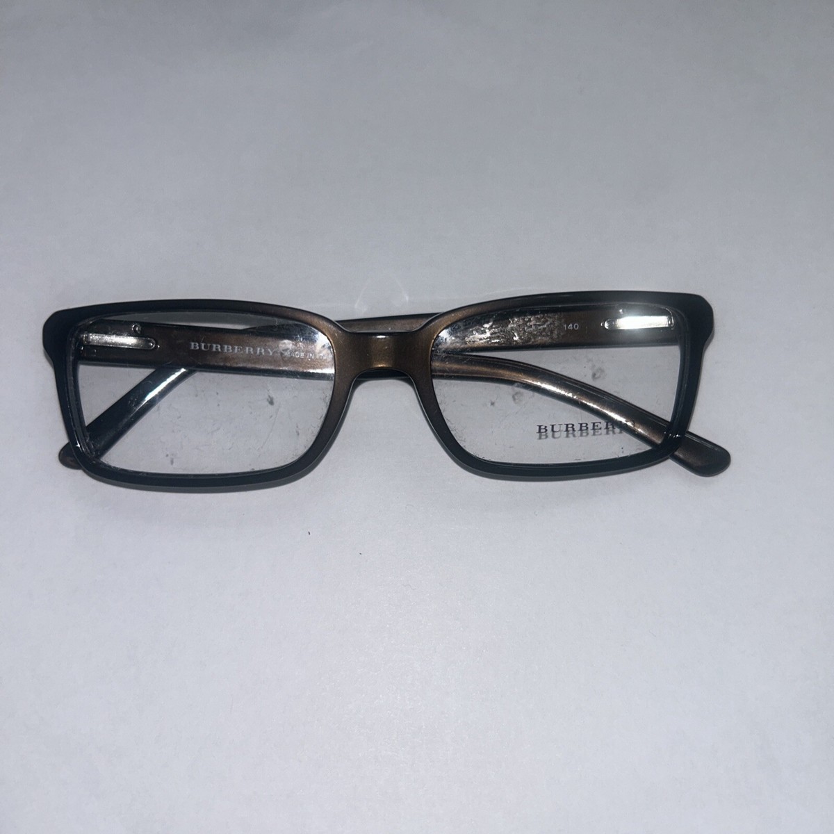 Burberry Eyeglasses Frames B 2086 3081 Dark Brown Nova Check Arms