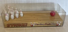 Bowling Ball And Pins Push Pin Set Novelty Bowlers
