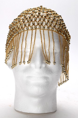 beaded skull cap