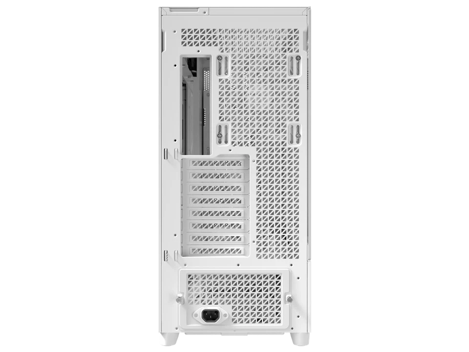 Antec Flux Pro White, 6 x PWM Fans Included, High-Airflow Front Panel with Birch - Image 3 of 4