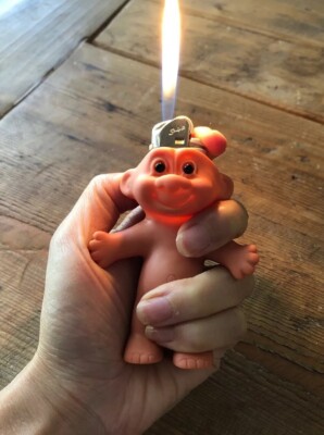 troll lighter holder