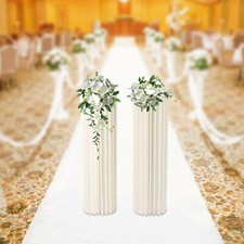 2pc Wedding Centerpieces Flower Display Stand Party Cardboard Column Vase 100cm