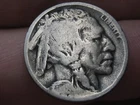 1918 D Buffalo Nickel 5 Cent Piece- Denver, VG Details