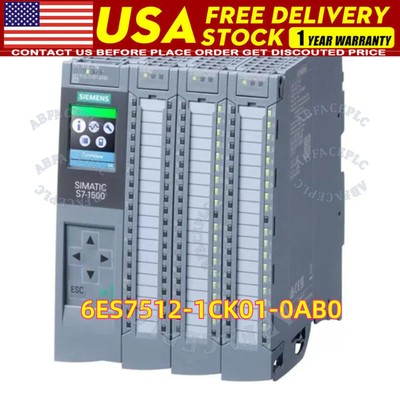 NewSiemens 6ES7 512-1CK01-0AB0 S7-1500 Compact CPU 1512C-1 PN 6ES7512-1CK01-0AB0