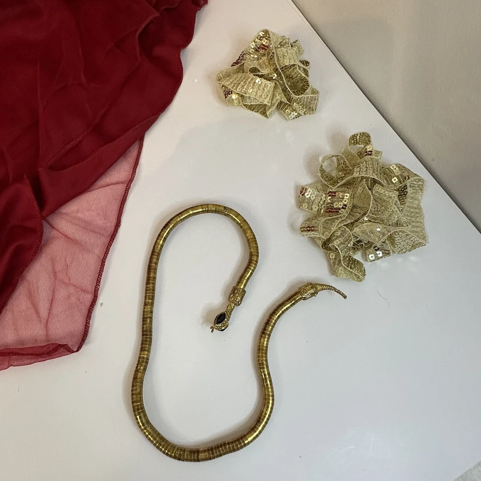 Mujer Rubí Diosa Adulto Franco Disfraz Cultura San Valentín Serpiente Sexy Rojo XL Foto 2 de 4