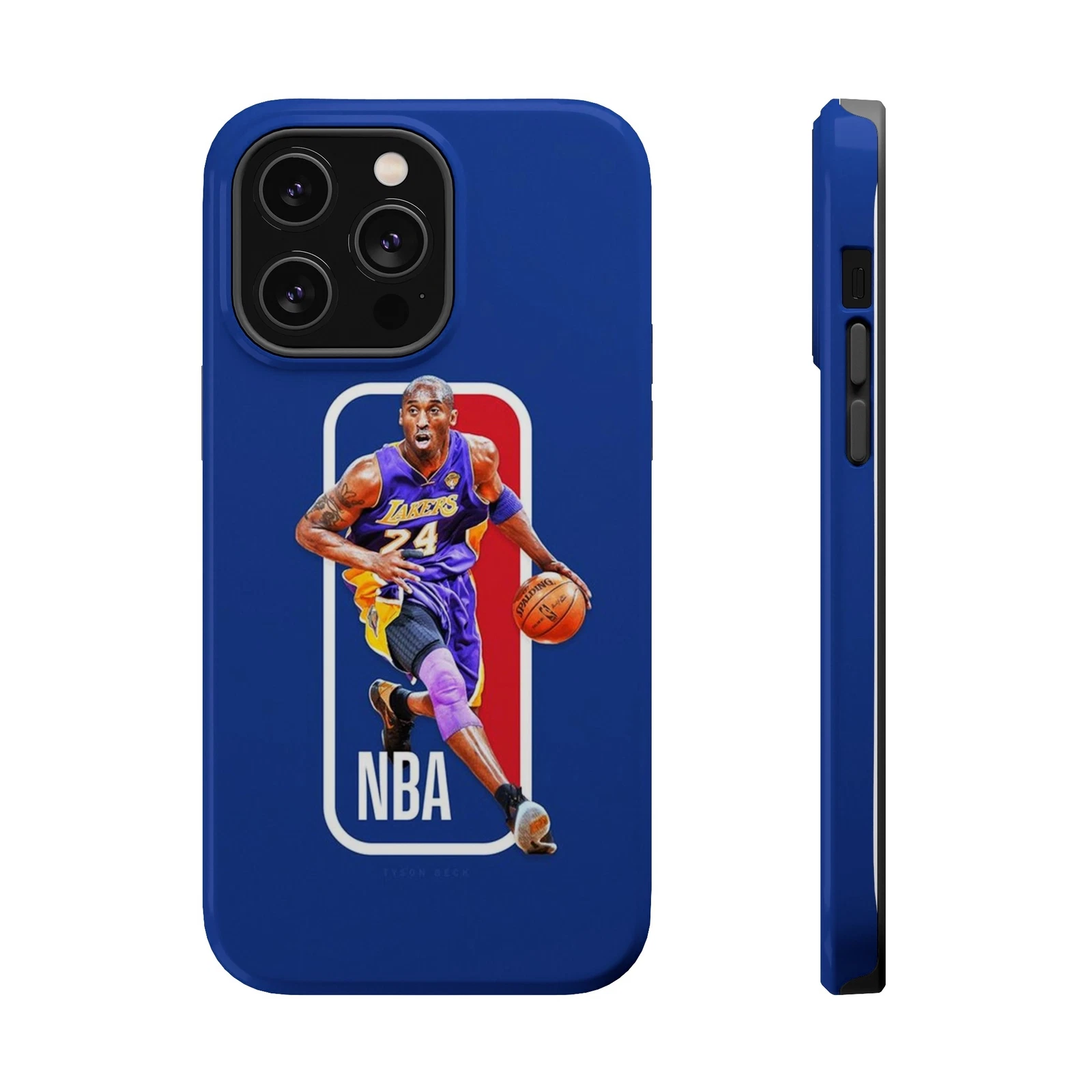 Kobe Bryant NBA Logo, Black Mamba Phone Case