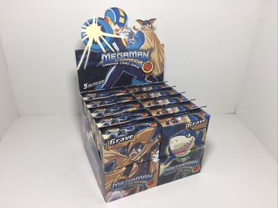 Megaman TCG Grave Bass Sharkman Starter Deck Full Display Case (10x Decks)