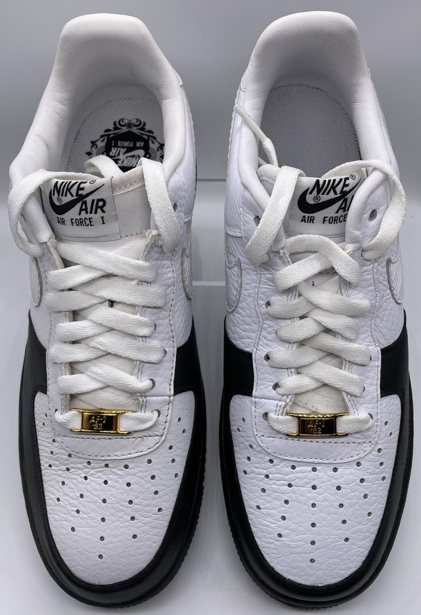 Nike Mens Air Force 1 Low Air Jordan 12 Taxi Wht/Blk 318274-111