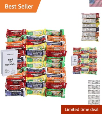 Nutritious 6-Count Energy Bar Survival Pack - Essential for Outdoor Adventures