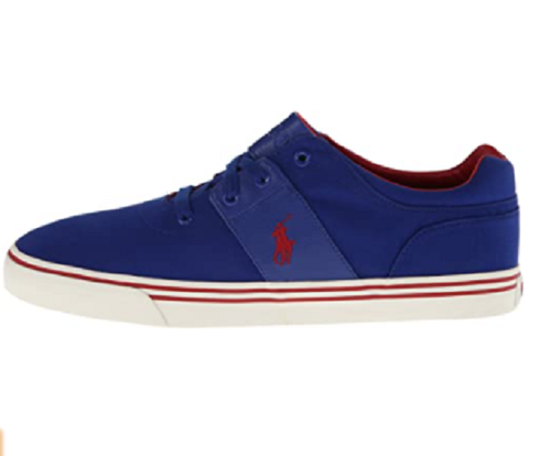 POLO RALPH LAUREN 816508022008 HAMILTON Mn`s (M) Royal Canvas Lifestyle Shoes - Picture 2 of 7