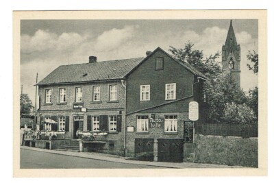 AK Neustadt Bahnhofshotel Gottfried Kern Marburg Biedenkopf Giessen Hessen A411