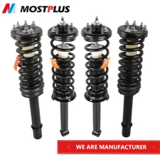 Set(4) Complete Shock Struts w/ Spring Assembly For 2003-2007 Honda Accord