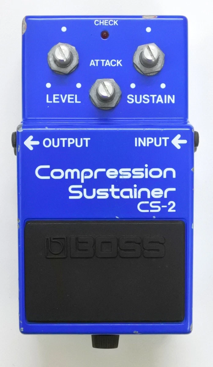 BOSS CS-2 Compression Sustainer Guitar Effects Pedal MIJ #182 DHL