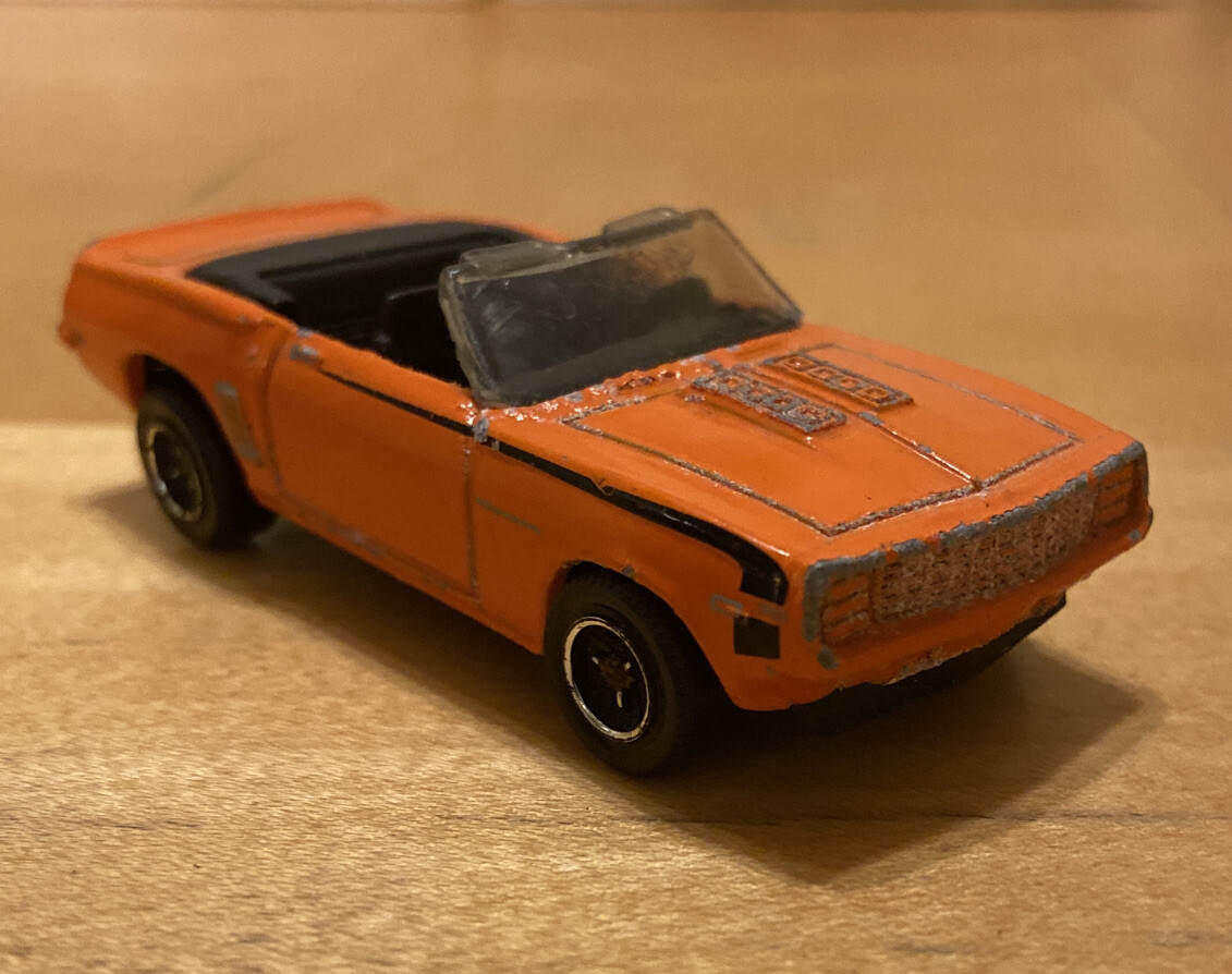 Vintage 1996 Matchbox 1969 Camaro SS-396 Orange Convertible