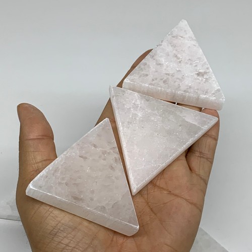 10pcs, 40-75g, 2.1"-2.6", Selenite Crystal (Satin Spar) Triangle, B35745 - Picture 7 of 18