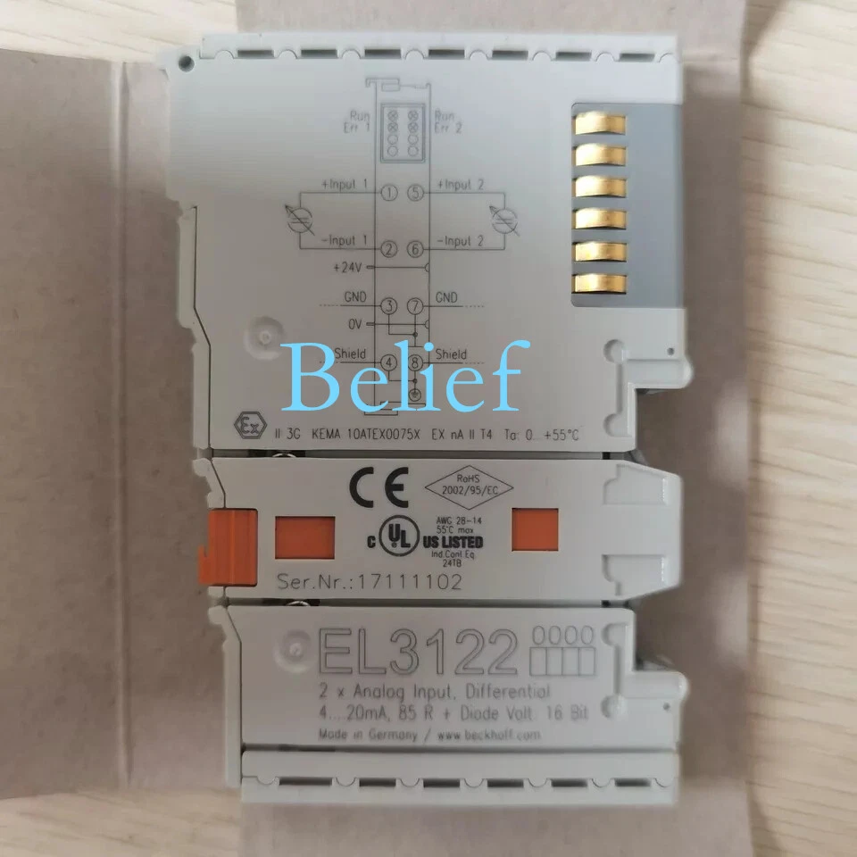 1pc BECKHOFF EL3122 Brand New Programmable Controller Module Fast delivery DHL - Image 2 of 4