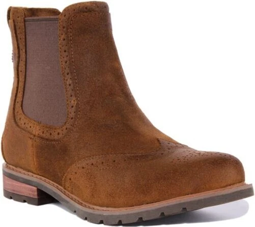 ARIAT Wexford Richelieu Nubuck D taill Chelsea Bottes Marron Femmes Taille 3