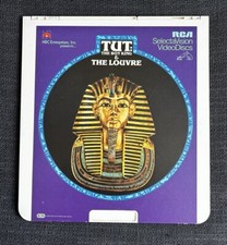 RCA CED Selectavision VideoDisc TUT: THE BOY KING  THE LOUVRE Orson Welles