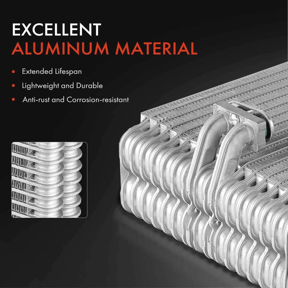 Núcleo evaporador de aire acondicionado delantero para Toyota Tercel 1993-1999 Paseo 1994-1999 aleta de placa Foto 3 de 4