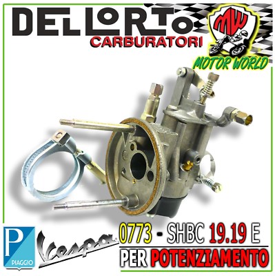 0773 CARBURATORE VESPA 125 SHBC19-19 PRIMAVERA ET3 ORIGINALE DELL