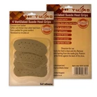 4 BEIGE SUEDE HEEL GRIPS ONE SIZE UNISEX BOOT SHOE PADS COMFORT PROTECTORS FOOT