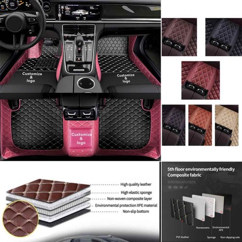 For Toyota Tundra Reg/Ext/Full Cab Car Floor Mats Anti-slip Custom Waterproof - Foto 23 di 27