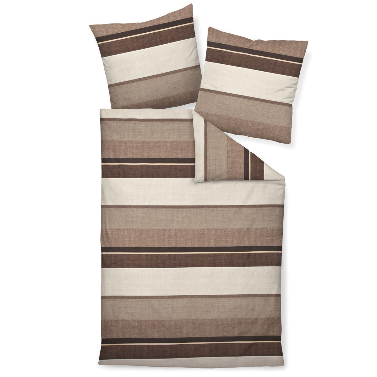 Biber Bettwäsche Mit Reißverschluss 4 Teilig Janine+Mako-Satin+Bettw%C3%A4sche+3tlg+200+cm+caramel+walnuss online