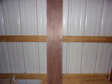 1 PC WALNUT LUMBER WOOD KILN DRIED BOARD 43 1/4"X 8"X 15/16"  1613V FLAT