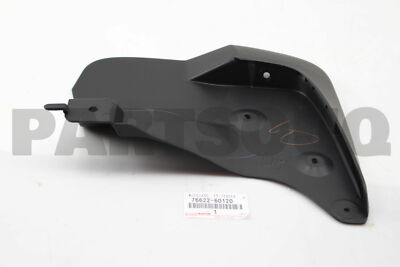 7662260120 Genuine Toyota MUDGUARD, FRONT FENDER, LH 76622-60120