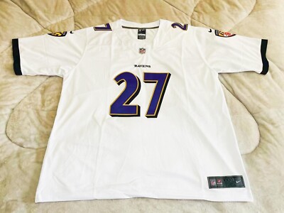 Adult Baltimore Ravens #27 Shirt Top DE Big & Tall Size Large Size