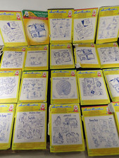 20 Vintage Aunt Martha's Hot Iron Transfers Lot  Some Cut & Used Assorted C2070