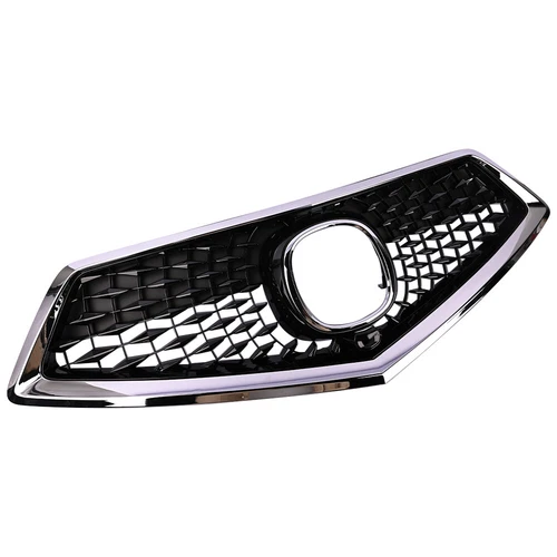 Front Bumper Upper Grille W/Chrome Molding For 2017 - 2020 Acura MDX 71121TZ5A00 - Picture 6 of 16