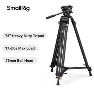 SmallRig AD-01 Heavy-Duty Tripod Fluid Head Tripod Camera Stand 17.6 lbs -3751B