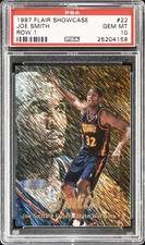 1997 FLAIR SC ROW 1 #22 JOE SMITH PSA 10