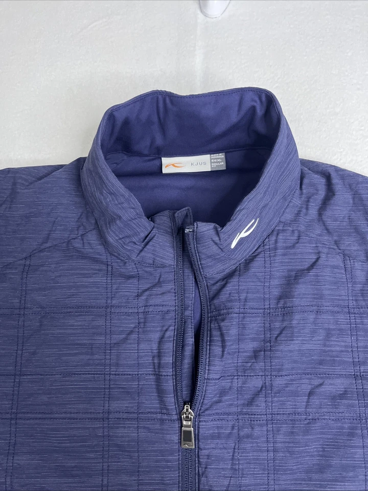 Chaqueta de golf KJUS Rowan aislada 54 XL sin logotipos poliéster precio de venta sugerido por el fabricante 296 USD Foto 3 de 4