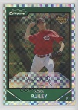 2007 Bowman Draft Chrome X-Fractor 247/299 Homer Bailey #BDP46 0t2