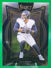 2024 Panini Select - Concourse J.C. Latham #11 Silver Prizm (RC)