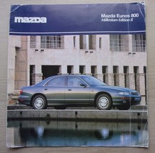 MAZDA EUNOS 800 MILLENIUM EDN II orig 1999 Hong Kong Mkt Large Sales Brochure