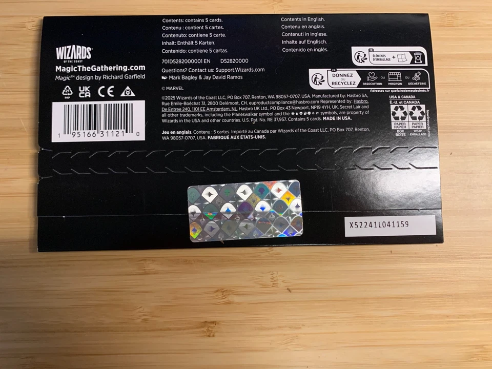 MTG Secret Lair x Spider-Man: Venom Unleashed (Colors) REGULAR - Sealed 🇺🇸 - Image 2 of 3